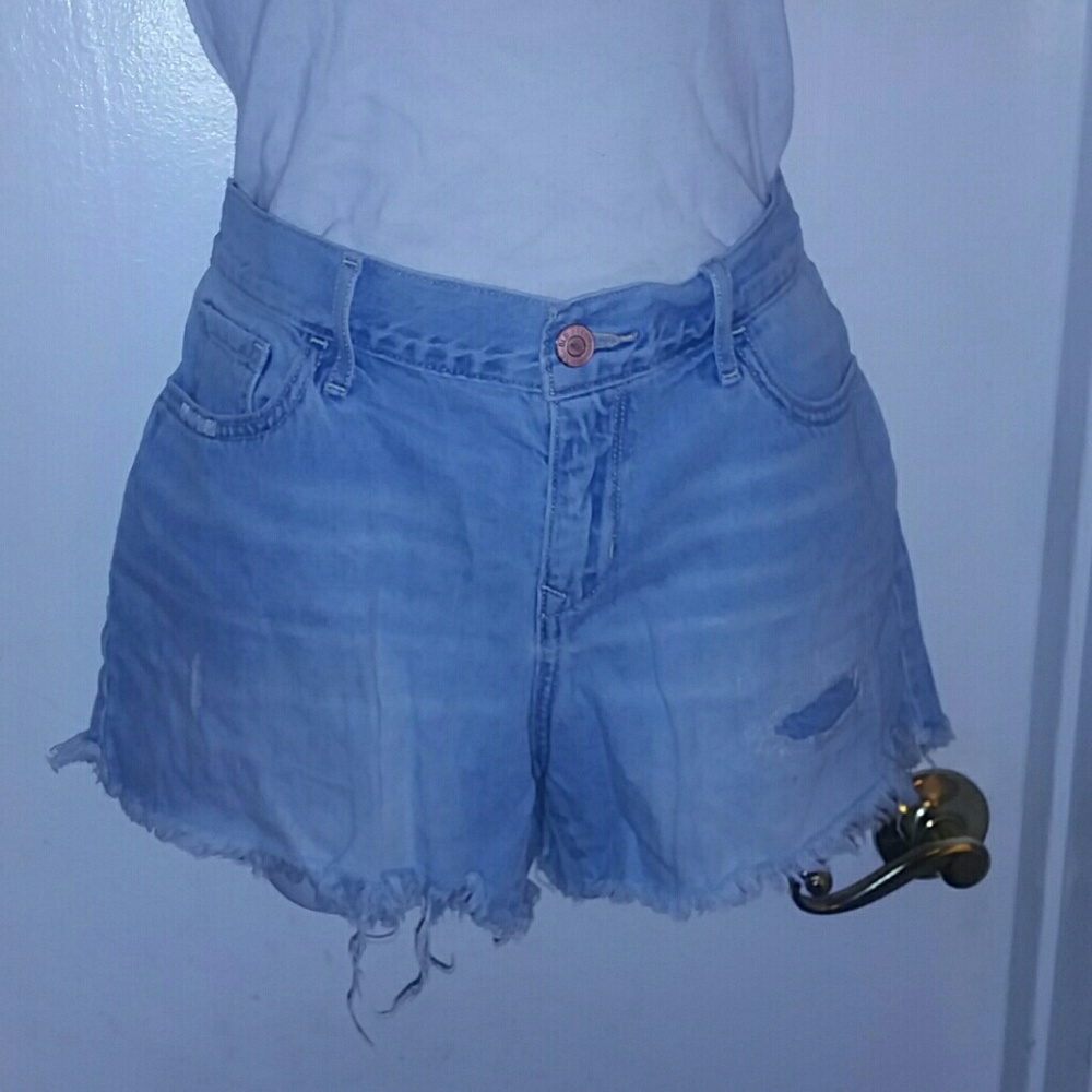 Denim jean shorts